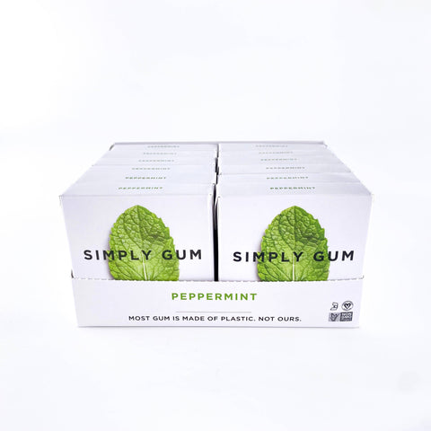 Sugar Free Spearmint Gum - Natural + Plastic-Free