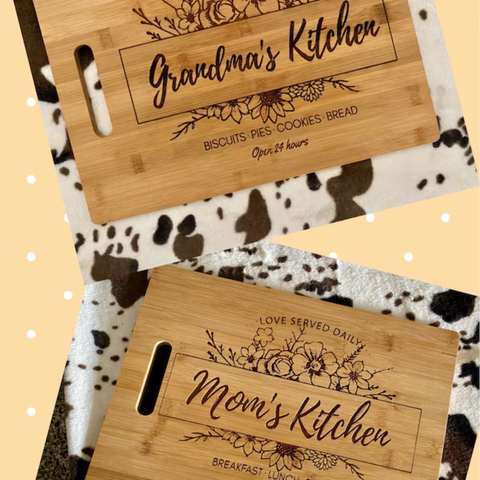 15X11" Rectangular Plain Bamboo Cutting Board