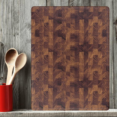 Medium End Grain Walnut Wood Butcher Block