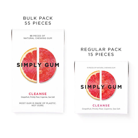 Cleanse Chewing Gum 55ct - Natural + Plastic-Free
