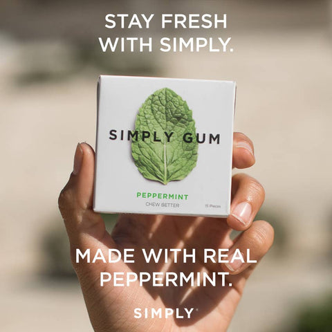 Peppermint Chewing Gum - Natural + Plastic-Free
