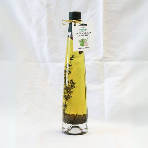 Hongar Farms Garlic & Herb Infused EVOO (Etched) 375