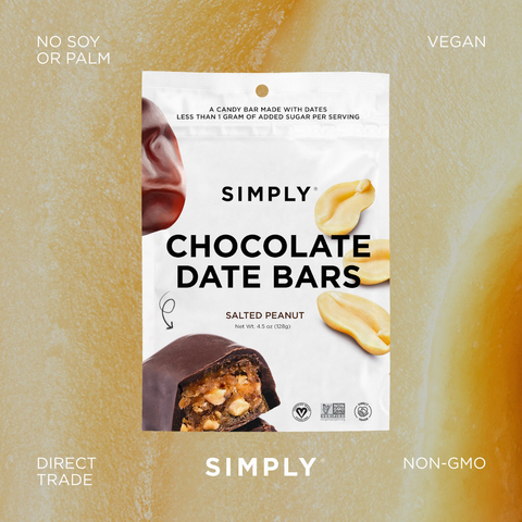 Chocolate Date Bars - Salted Peanut