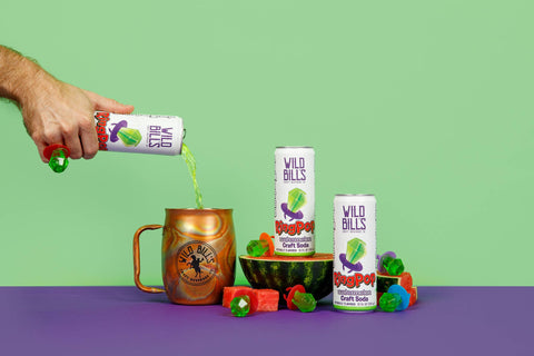 Ring Pop Soda Watermelon Pure Cane Sugar, Cans