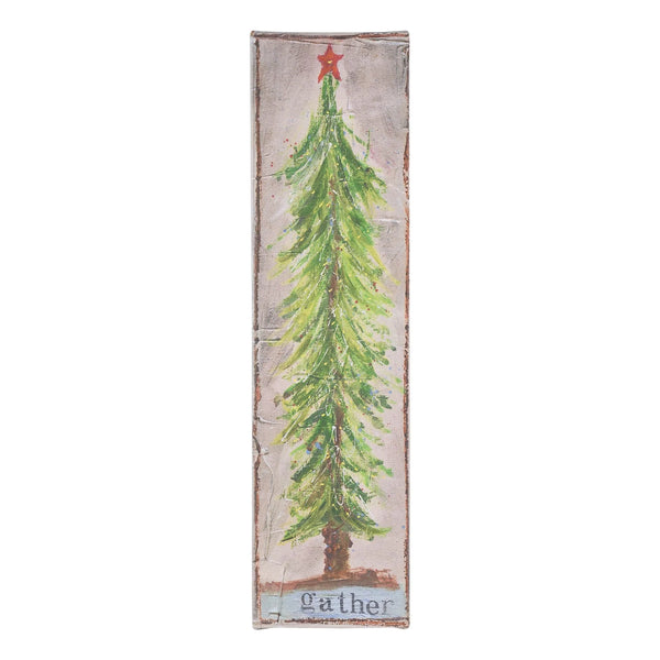 "Gather" Christmas Tree Canvas - Forrest Hill Farms