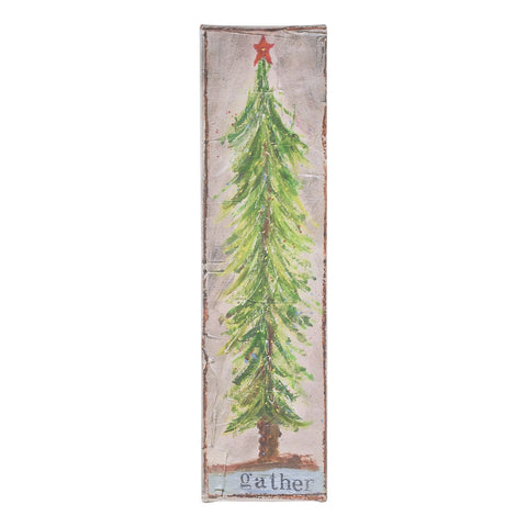 "Gather" Christmas Tree Canvas - Forrest Hill Farms