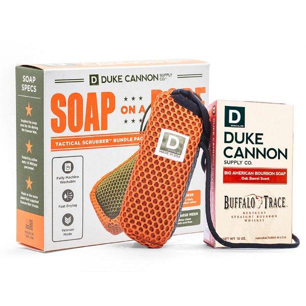 Duke Cannon Supply Co - Tactical Scrubber and Big American Bourbon Soap - Forrest Hill Farms