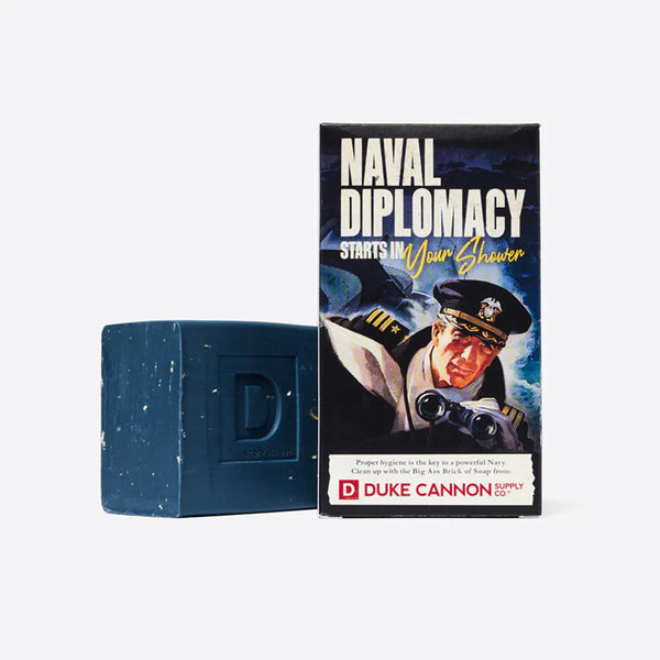 Duke Cannon Supply Co - Limited Edition WWII-era Big Ass Brick of Soap - Naval Diplomacy - Forrest Hill Farms